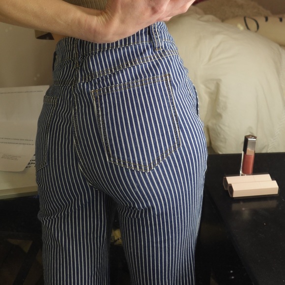 Striped Bell-Bottom Jeans | Forever 21 - Picture 9 of 15